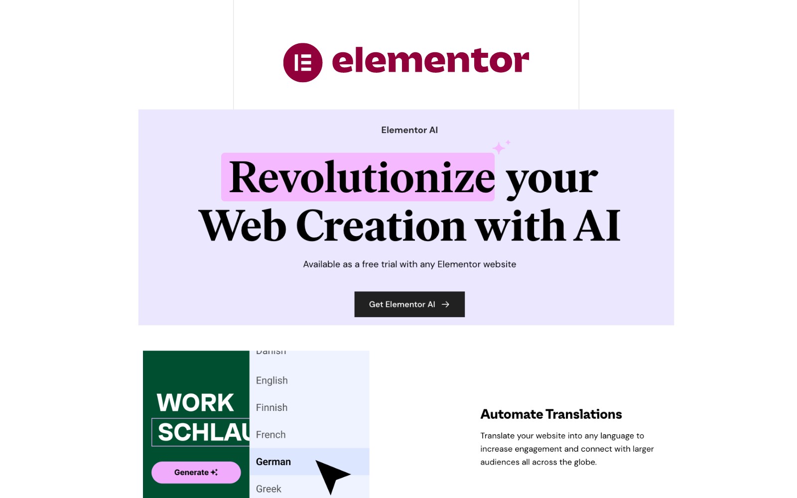 Elementor AI Review Features AI Marketing Tool AhaAI tools Elementor AI Review Features AI Marketing Tool AhaAI tools